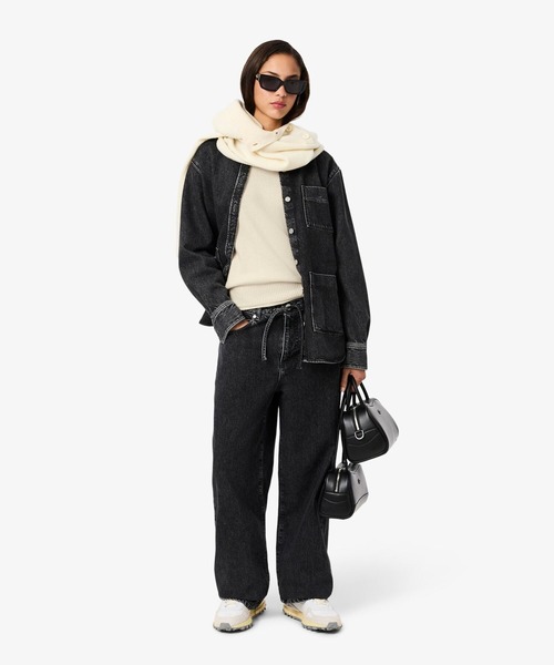 LACOSTE（ラコステ）の「3Dニッティングシームレス ウールニットセーター（ニット/セーター・レディース・ライトピンク/オフホワイト/グレー・40/36/38/34）」の12枚目の写真