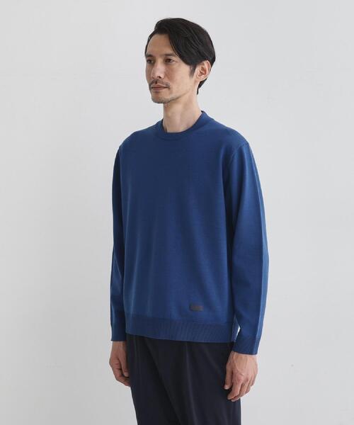 TAKEO KIKUCHI（タケオキクチ）の「【Sサイズ～】アンチピリング テーラードネック ニット（ニット/セーター・メンズ・ライトグレー/ブルー系その他/ネイビー・01/02/03/04）」の22枚目の写真