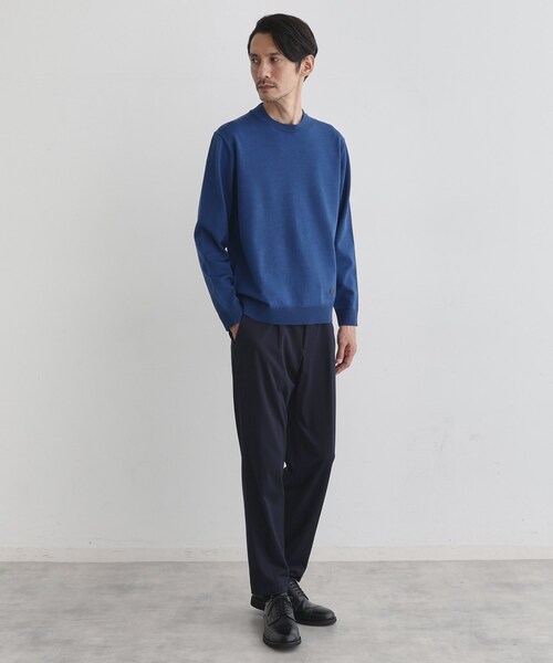 TAKEO KIKUCHI（タケオキクチ）の「【Sサイズ～】アンチピリング テーラードネック ニット（ニット/セーター・メンズ・ライトグレー/ブルー系その他/ネイビー・01/02/03/04）」の19枚目の写真