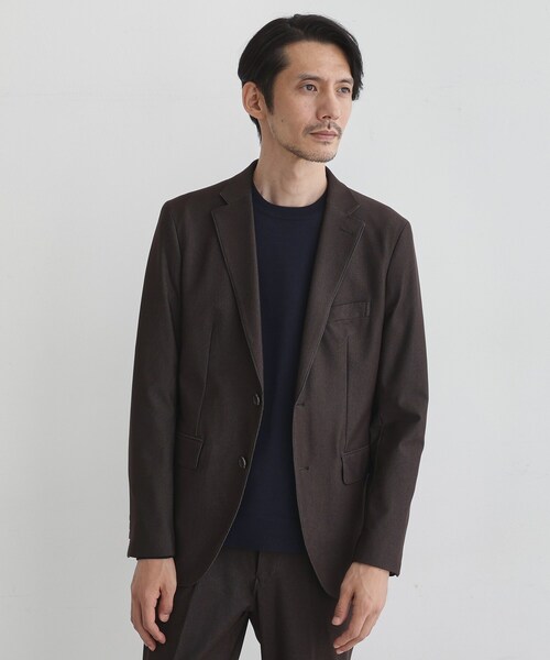 TAKEO KIKUCHI（タケオキクチ）の「【Sサイズ～】アンチピリング テーラードネック ニット（ニット/セーター・メンズ・ライトグレー/ブルー系その他/ネイビー・01/02/03/04）」の15枚目の写真