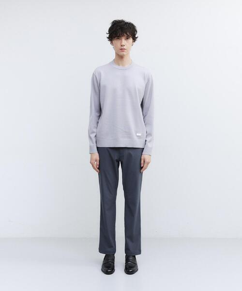 TAKEO KIKUCHI（タケオキクチ）の「【Sサイズ～】アンチピリング テーラードネック ニット（ニット/セーター・メンズ・ライトグレー/ブルー系その他/ネイビー・01/02/03/04）」の8枚目の写真