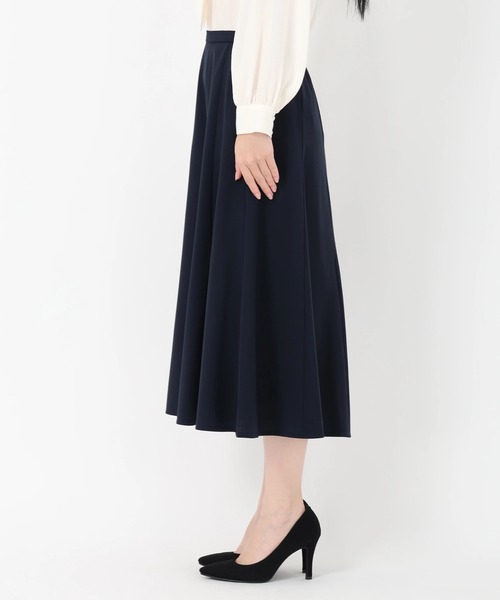 タイムレスクロス_ウールブレンドフレアースカート（スカート