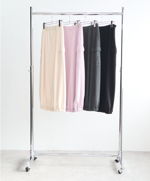 Muel Chic(ミュエルシック)の「Nico skirt ニコスカート(スカート・レディース・ブラック/グレー/オフホワイト/ラベンダー・FREE)」の11枚目の写真