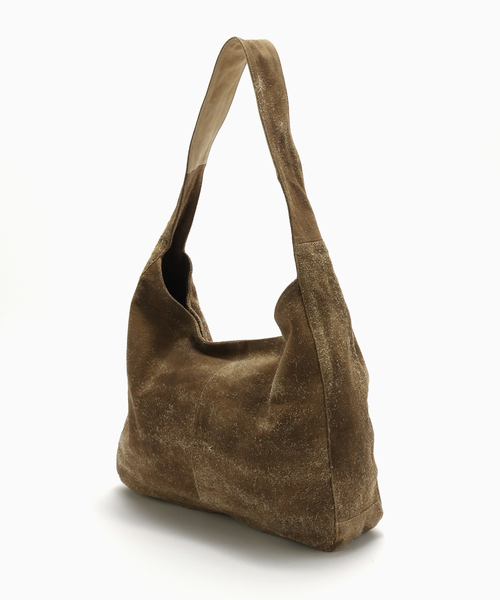 JOURNAL STANDARD(ジャーナルスタンダード)の「スエードショルダーバッグ(ショルダーバッグ・メンズ・ベージュ・FREE)」の1枚目の写真