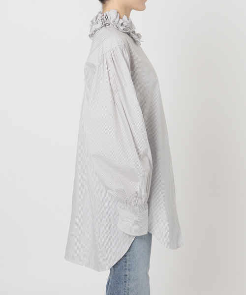 WEB限定追加》crinkle crinkle crinkle 別注 frill coller shirts