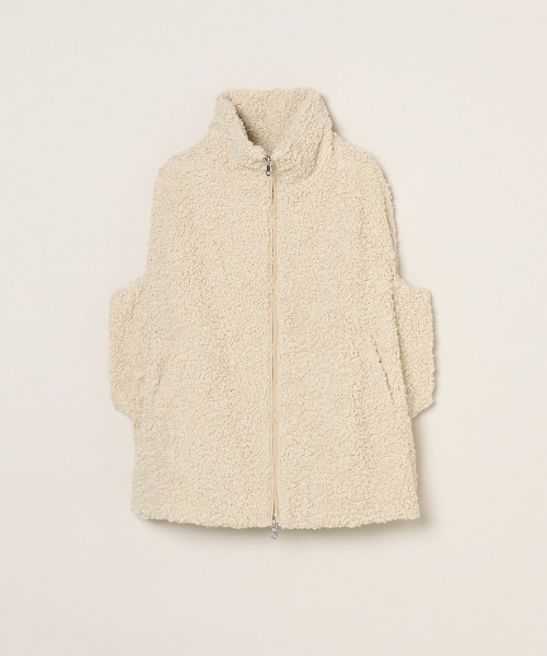 エバリー】プードルボア ケープ（その他アウター）｜three dots