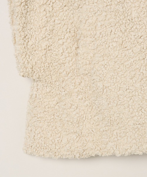 エバリー】プードルボア ケープ（その他アウター）｜three dots