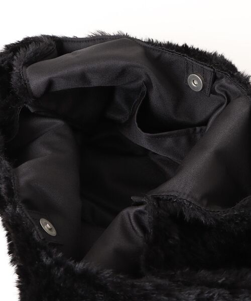 PEANUTS（ピーナッツ）の「PEANUTS ファーショッパートート（トートバッグ・レディース・グレー/ブラック/ライトベージュ・FREE）」の14枚目の写真