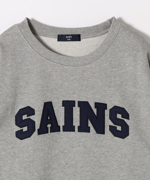 SHIPS Colors(シップス カラーズ)の「SHIPS Colors:〈手洗い可能〉ロゴ エンブロイダリー スウェット(Tシャツ/カットソー・レディース・ネイビー/グレー/ワイン・ONE SIZE)」の8枚目の写真