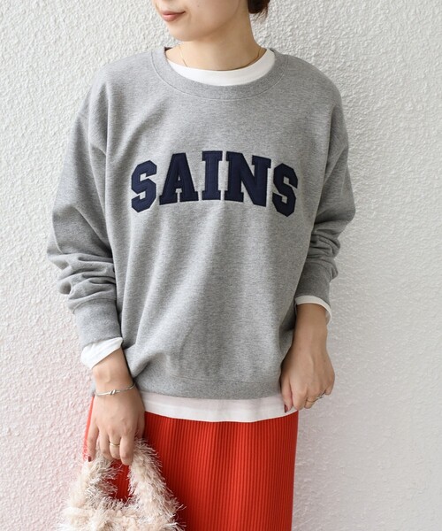 SHIPS Colors(シップス カラーズ)の「SHIPS Colors:〈手洗い可能〉ロゴ エンブロイダリー スウェット(Tシャツ/カットソー・レディース・ネイビー/グレー/ワイン・ONE SIZE)」の21枚目の写真