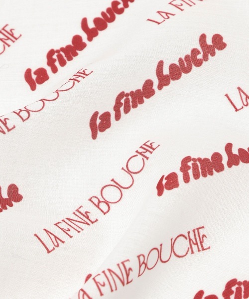 A part by(アパートバイ)の「【LA FINE BOUCHEコラボ】ミニスカーフ(バンダナ/スカーフ・レディース・ブルー/レッド・FREE)」の11枚目の写真