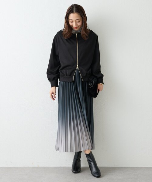 un dix cors（アンディコール）の「《デイリーに活躍》リブタートルネック（ニット/セーター・レディース・ブラック/オフホワイト/グレー/レッド・FREE）」の16枚目の写真