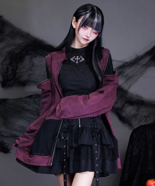 ピエロフードパーカー（パーカー）｜NIBBLE POISON（ニブルポイズン