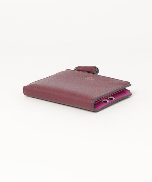 ANYA HINDMARCH（アニヤハインドマーチ）の「ANYA HINDMARCH Peeping Eyes アニヤハインドマーチ ピーピングアイズ  財布（財布・レディース・ピンク系1/ワインレッド・FREE）」の4枚目の写真