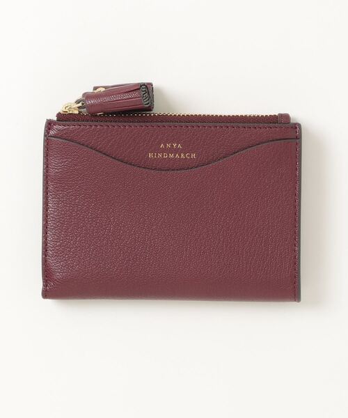 ANYA HINDMARCH（アニヤハインドマーチ）の「ANYA HINDMARCH Peeping Eyes アニヤハインドマーチ ピーピングアイズ  財布（財布・レディース・ピンク系1/ワインレッド・FREE）」の7枚目の写真