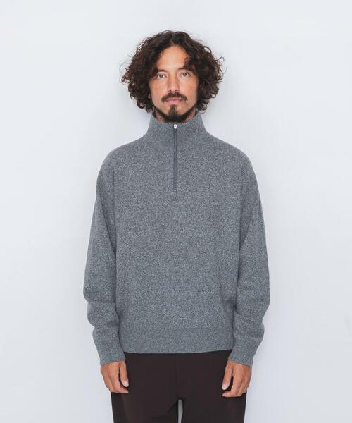 URBAN RESEARCH Sonny Label（アーバンリサーチサニーレーベル）の「OOPS　バックBIGロゴニット（ニット/セーター・メンズ・グレー/ブラック/ベージュ系その他・MEDIUM/X-LARGE/LARGE）」の7枚目の写真