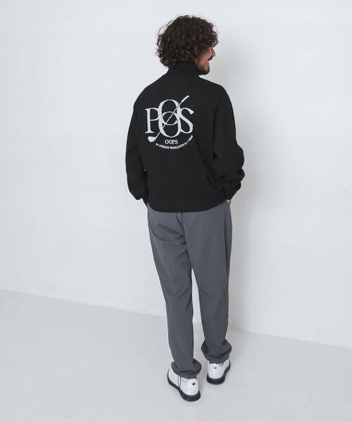 URBAN RESEARCH Sonny Label（アーバンリサーチサニーレーベル）の「OOPS　バックBIGロゴニット（ニット/セーター・メンズ・グレー/ブラック/ベージュ系その他・MEDIUM/X-LARGE/LARGE）」の22枚目の写真