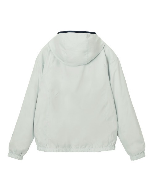 le coq sportif GOLF(ルコックスポルティフゴルフ)の「【le coq sportif GOLF】撥水/ストレッチ/防風/保温リバーシブルフーディージャケット ゴルフウェア(ブルゾン・レディース・ホワイト/パープル・S/M/L/XL)」の3枚目の写真