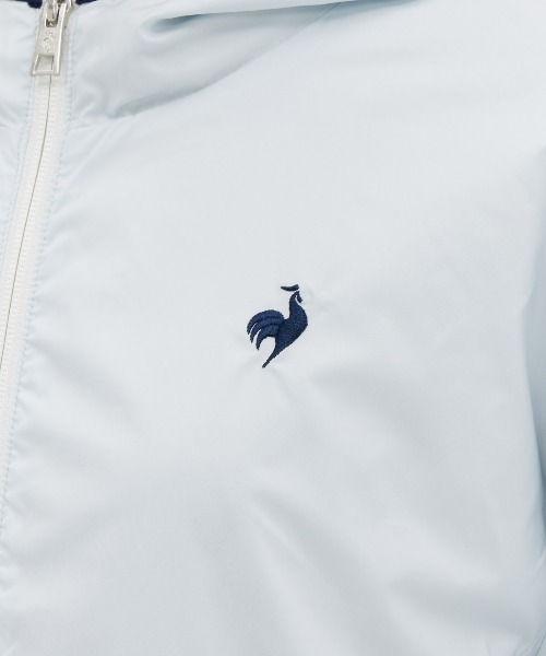le coq sportif GOLF(ルコックスポルティフゴルフ)の「【le coq sportif GOLF】撥水/ストレッチ/防風/保温リバーシブルフーディージャケット ゴルフウェア(ブルゾン・レディース・ホワイト/パープル・S/M/L/XL)」の20枚目の写真