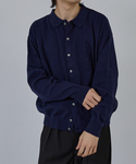 AH ABAHOUSE（エーエイチアバハウス）の「CASHMERE TOUCH KNIT SHIRT CARDIGAN / カシミヤタッチニットシャツカーディガン（ニット/セーター・メンズ）」