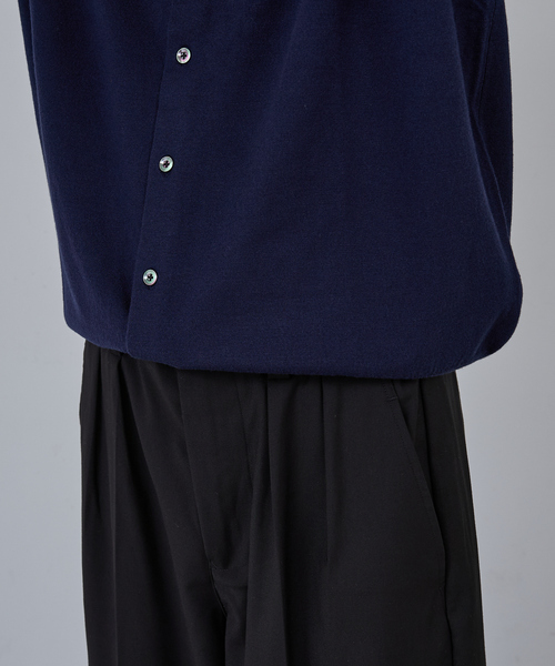 AH ABAHOUSE（エーエイチアバハウス）の「CASHMERE TOUCH KNIT SHIRT CARDIGAN / カシミヤタッチニットシャツカーディガン（ニット/セーター・メンズ・グレー/ブラック/ブラウン/ネイビー・46/48/44）」の20枚目の写真