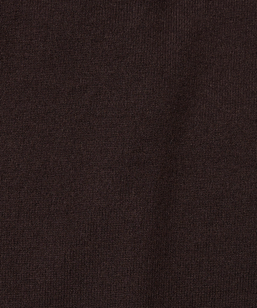 AH ABAHOUSE（エーエイチアバハウス）の「CASHMERE TOUCH KNIT SHIRT CARDIGAN / カシミヤタッチニットシャツカーディガン（ニット/セーター・メンズ・グレー/ブラック/ブラウン/ネイビー・46/48/44）」の7枚目の写真