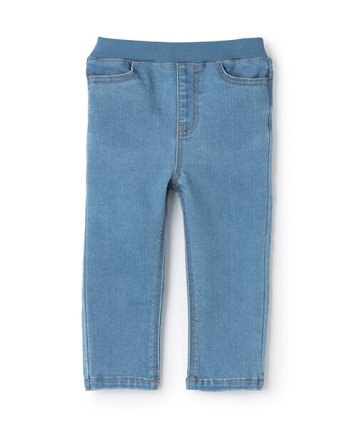 petit main(プティマイン)の「【リンク】デニムストレートパンツ(その他パンツ・キッズ・ブルー/サックスブルー/ネイビー・90cm/120cm/100cm/110cm/80cm/130cm)」の2枚目の写真