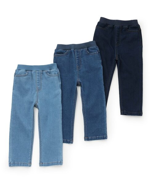 petit main(プティマイン)の「【リンク】デニムストレートパンツ(その他パンツ・キッズ・ブルー/サックスブルー/ネイビー・90cm/120cm/100cm/110cm/80cm/130cm)」の11枚目の写真