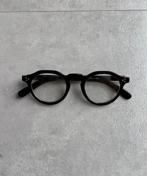 CPCM(シーピーシーエム)の「太フレームボストン型メガネ(サングラス・メンズ・ブラウン/ブラック・FREE)」の5枚目の写真