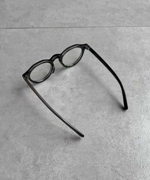 CPCM(シーピーシーエム)の「太フレームボストン型メガネ(サングラス・メンズ・ブラウン/ブラック・FREE)」の7枚目の写真
