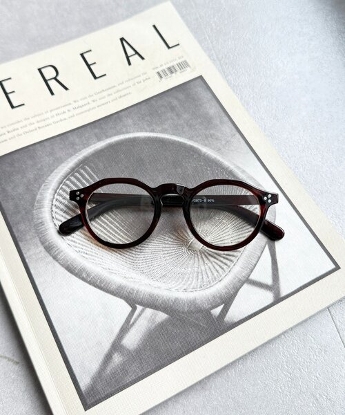 CPCM(シーピーシーエム)の「太フレームボストン型メガネ(サングラス・メンズ・ブラウン/ブラック・FREE)」の9枚目の写真