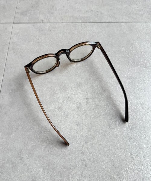 CPCM(シーピーシーエム)の「太フレームボストン型メガネ(サングラス・メンズ・ブラウン/ブラック・FREE)」の12枚目の写真