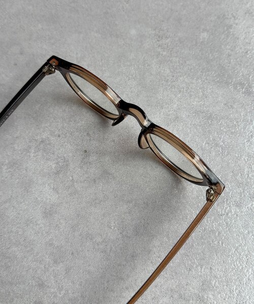 CPCM(シーピーシーエム)の「太フレームボストン型メガネ(サングラス・メンズ・ブラウン/ブラック・FREE)」の13枚目の写真