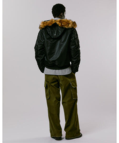 Alpha Industries（アルファインダストリーズ）の「Alpha Industries/アルファインダストリーズ/N-2B SHORT WAIST PARKA /エヌツービー ショート ウエスト パーカー（ミリタリージャケット・メンズ・ネイビー/その他10/ブラック・L/M/S/XL/2XL/XS）」の21枚目の写真