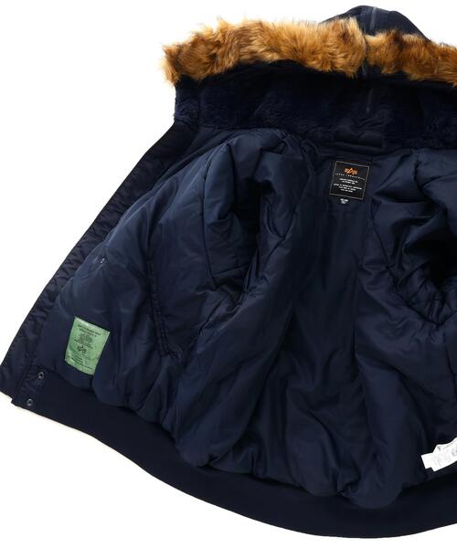 Alpha Industries（アルファインダストリーズ）の「Alpha Industries/アルファインダストリーズ/N-2B SHORT WAIST PARKA /エヌツービー ショート ウエスト パーカー（ミリタリージャケット・メンズ・ネイビー/その他10/ブラック・L/M/S/XL/2XL/XS）」の19枚目の写真