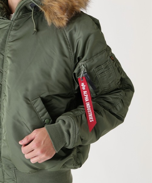 Alpha Industries（アルファインダストリーズ）の「Alpha Industries/アルファインダストリーズ/N-2B SHORT WAIST PARKA /エヌツービー ショート ウエスト パーカー（ミリタリージャケット・メンズ・ネイビー/その他10/ブラック・L/M/S/XL/2XL/XS）」の7枚目の写真