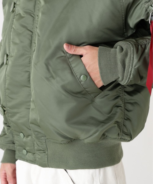 Alpha Industries（アルファインダストリーズ）の「Alpha Industries/アルファインダストリーズ/N-2B SHORT WAIST PARKA /エヌツービー ショート ウエスト パーカー（ミリタリージャケット・メンズ・ネイビー/その他10/ブラック・L/M/S/XL/2XL/XS）」の8枚目の写真