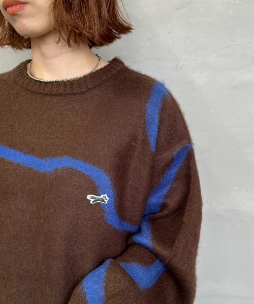 TOWNCRAFT（タウンクラフト）の「[TOWN CRAFT/タウンクラフト・THE FOX/ザフォックス] 別注 シャギーモヘア クルーネックニット（ニット/セーター・レディース・グレー/ブラック/ブラウン/ケリーグリーン/ネイビー・S/M/L）」の9枚目の写真