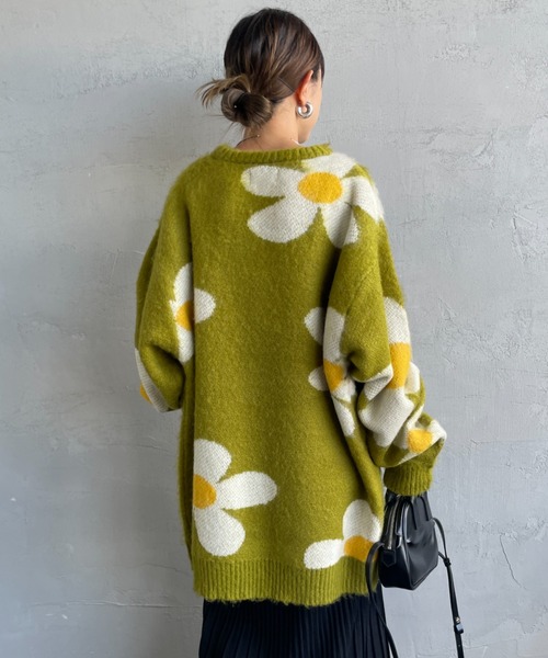 TOWNCRAFT（タウンクラフト）の「[TOWN CRAFT/タウンクラフト・THE FOX/ザフォックス] 別注 シャギーモヘア クルーネックニット（ニット/セーター・レディース・グレー/ブラック/ブラウン/ケリーグリーン/ネイビー・S/M/L）」の15枚目の写真