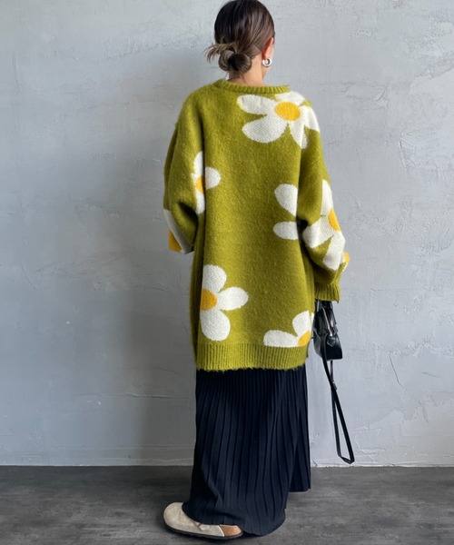 TOWNCRAFT（タウンクラフト）の「[TOWN CRAFT/タウンクラフト・THE FOX/ザフォックス] 別注 シャギーモヘア クルーネックニット（ニット/セーター・レディース・グレー/ブラック/ブラウン/ケリーグリーン/ネイビー・S/M/L）」の18枚目の写真