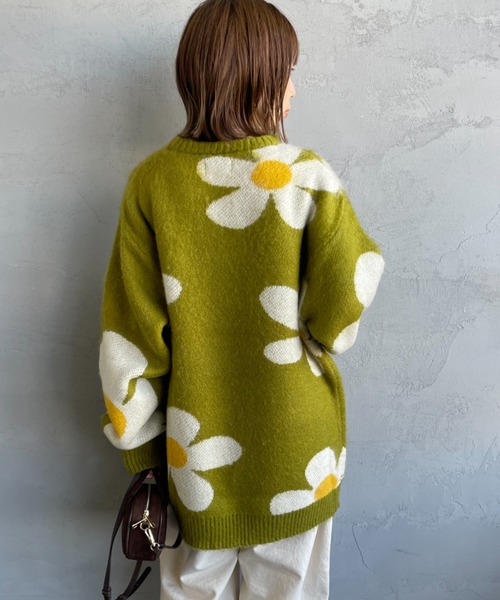 TOWNCRAFT（タウンクラフト）の「[TOWN CRAFT/タウンクラフト・THE FOX/ザフォックス] 別注 シャギーモヘア クルーネックニット（ニット/セーター・レディース・グレー/ブラック/ブラウン/ケリーグリーン/ネイビー・S/M/L）」の21枚目の写真