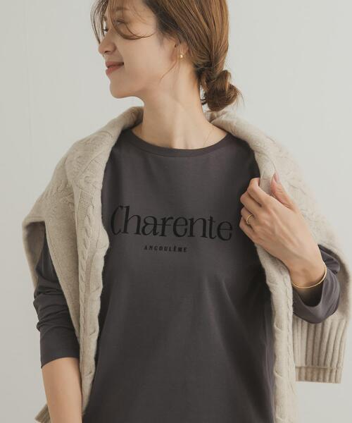 URBAN RESEARCH DOORS（アーバンリサーチドアーズ）の「フロッキーロゴプリントロングTシャツ（Tシャツ/カットソー・レディース・ホワイト系その他/グレー系その他・FREE）」の15枚目の写真