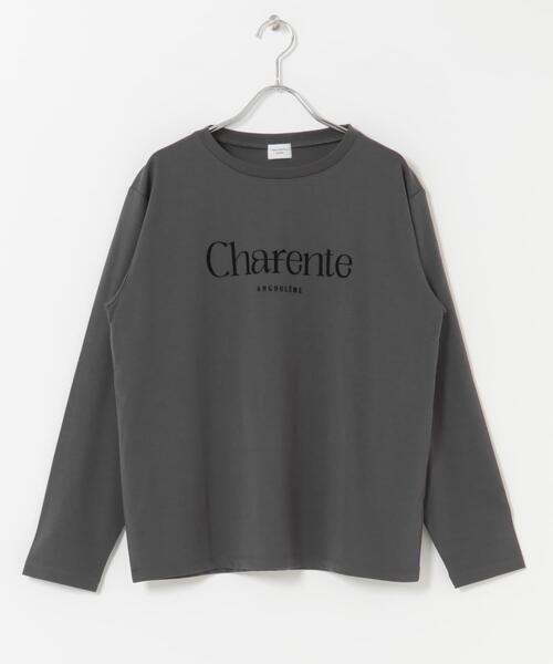 URBAN RESEARCH DOORS（アーバンリサーチドアーズ）の「フロッキーロゴプリントロングTシャツ（Tシャツ/カットソー・レディース・ホワイト系その他/グレー系その他・FREE）」の11枚目の写真