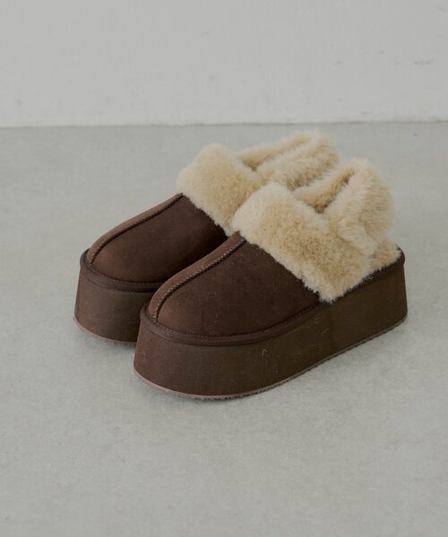 Chico(チコ)の「2way厚底ムートンサボ(その他シューズ・レディース・ブラック/ベージュ/キャメル/ブラウン・SMALL/MEDIUM/LARGE)」の17枚目の写真