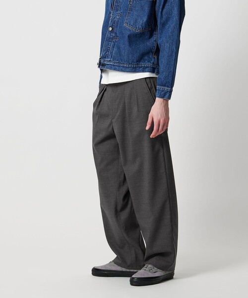 UNITED ARROWS & SONS(ユナイテッドアローズアンドサンズ)の「<UNITED ARROWS & SONS> WL/NY/PE 2P TPRD PANTS/スラックス(スラックス・メンズ・ダークグレー・XL/L/M/S)」の14枚目の写真