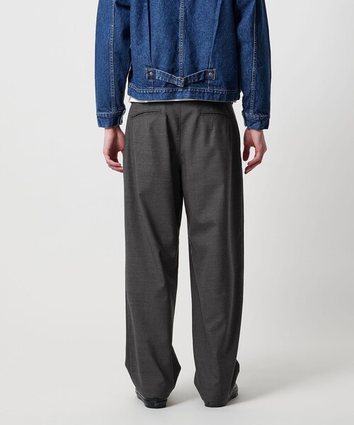 UNITED ARROWS & SONS(ユナイテッドアローズアンドサンズ)の「<UNITED ARROWS & SONS> WL/NY/PE 2P TPRD PANTS/スラックス(スラックス・メンズ・ダークグレー・XL/L/M/S)」の9枚目の写真