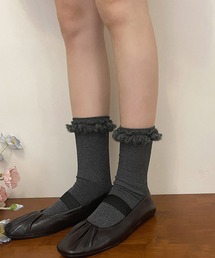 SANSeLF | 【SANSeLF】 ループデザインフリルソックス saa25a153(ソックス/靴下)
