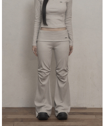 KHAKIPOINT | Vintage Bootcut pants (greige)(スウェットパンツ)