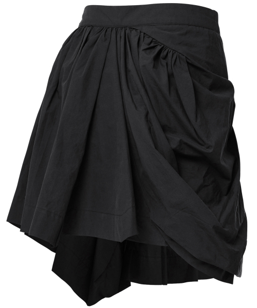 FLAREUP(フレアアップ)の「Asymmetrical Draped Layered Skirt (FL-252_Black)(スカート・レディース・ブラック・2/1)」の3枚目の写真