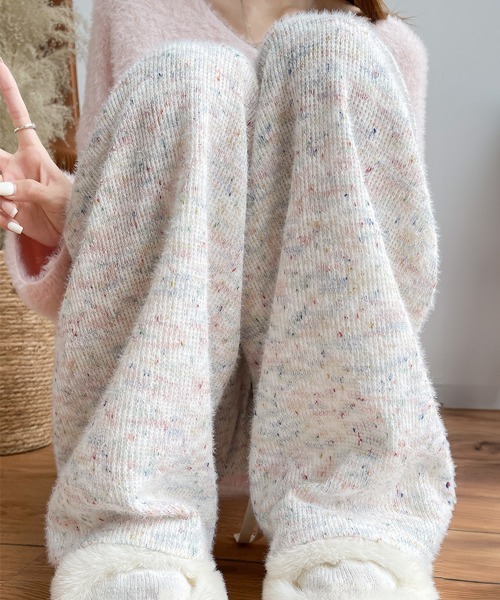 Miniministore(ミニミニストア)の「イージーパンツ ルームウエア 韓国風(スラックス・レディース・アイボリー/グレー/ピンク・M/L)」の14枚目の写真